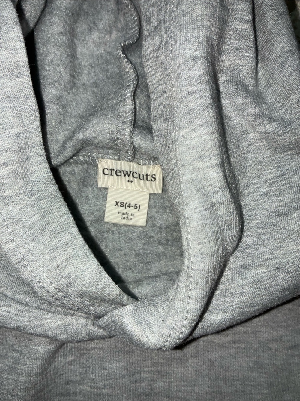 Crewcuts Heather Gray Pullover Hoodie